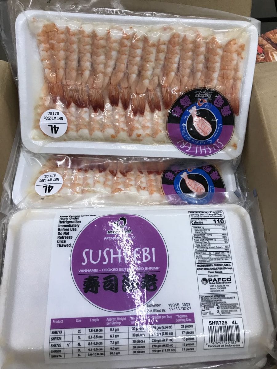 Sushi Ebi 4l 寿司虾30pc Kazy Japanese