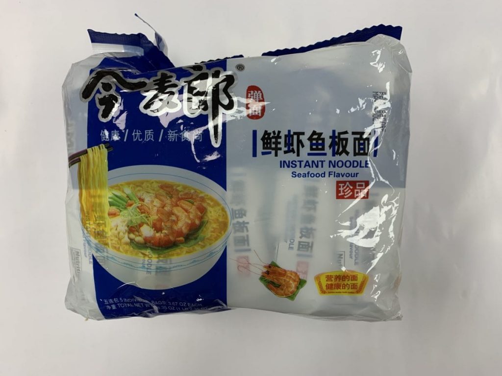 康师傅 鲜虾鱼板面/袋 | KSF Instant Noodles-Braised Ribs 100g - HappyGo Asian Market